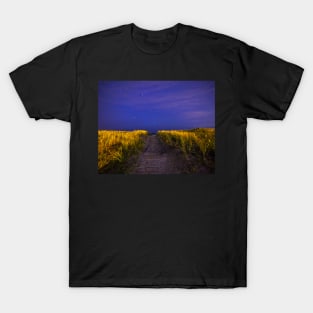 The Starry Path to Good Harbor Beach in Gloucester, MA T-Shirt